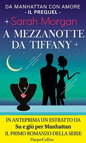 Copertina del libro A mezzanotte da Tiffany di Sarah Morgan